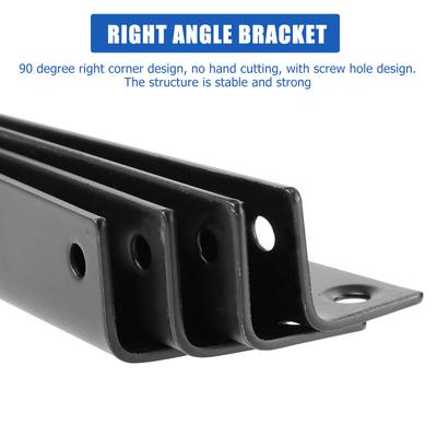 4pcs Heavy Duty Corner Bracket Stainless Steel 90 Degree Right Angle Support For Furniture Fixing L Shape Brackets Corner Shelf