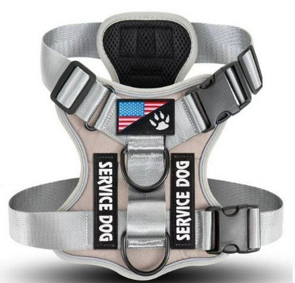 Reflective Tactical Harness for Large Dogs - Explosion-Proof & Adjustable, No-Choke Design