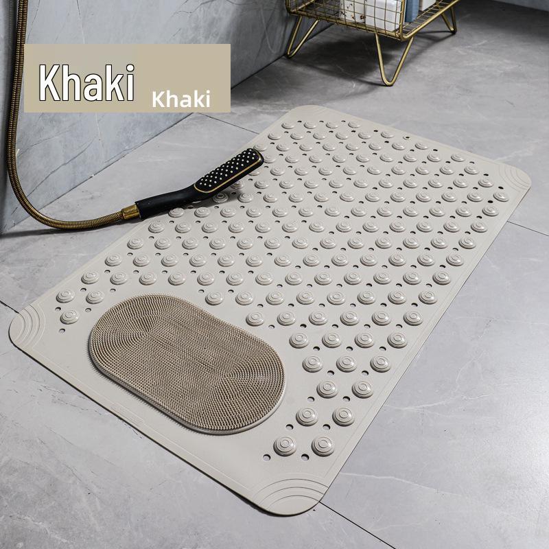 Non-Slip PVC Bathroom Mat with Suction Cups for Shower, Toilet, and Entrance