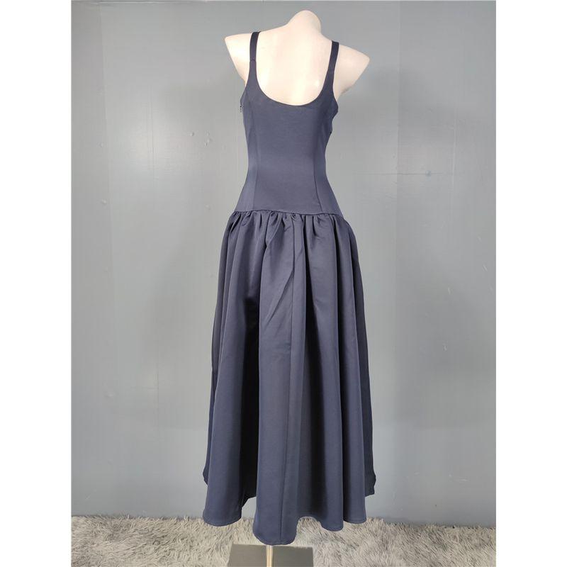 Foreign Trade Order Slim fit Slimming Personality Elegant Beautiful Sling Fashion Summer New Ins Summer White Dress