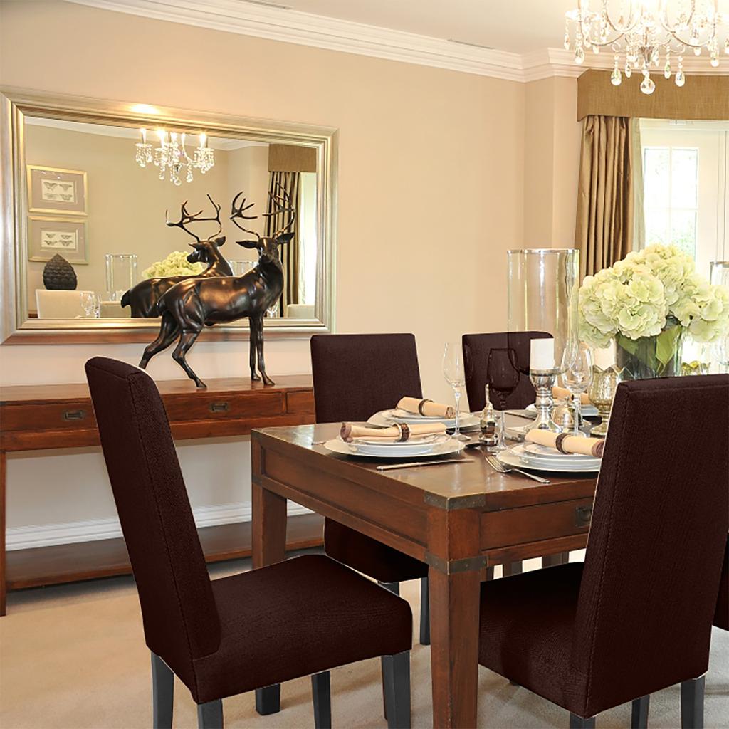 High Back Solid Color Hotel Hotel Home Chair Set One-Piece