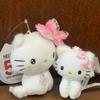 NEW 50th Hello Kitty Sweet bow Charmmy Kitty Stuffed Plush Doll pendant Cartoon Kitty Plush toy heart kitten bag charm