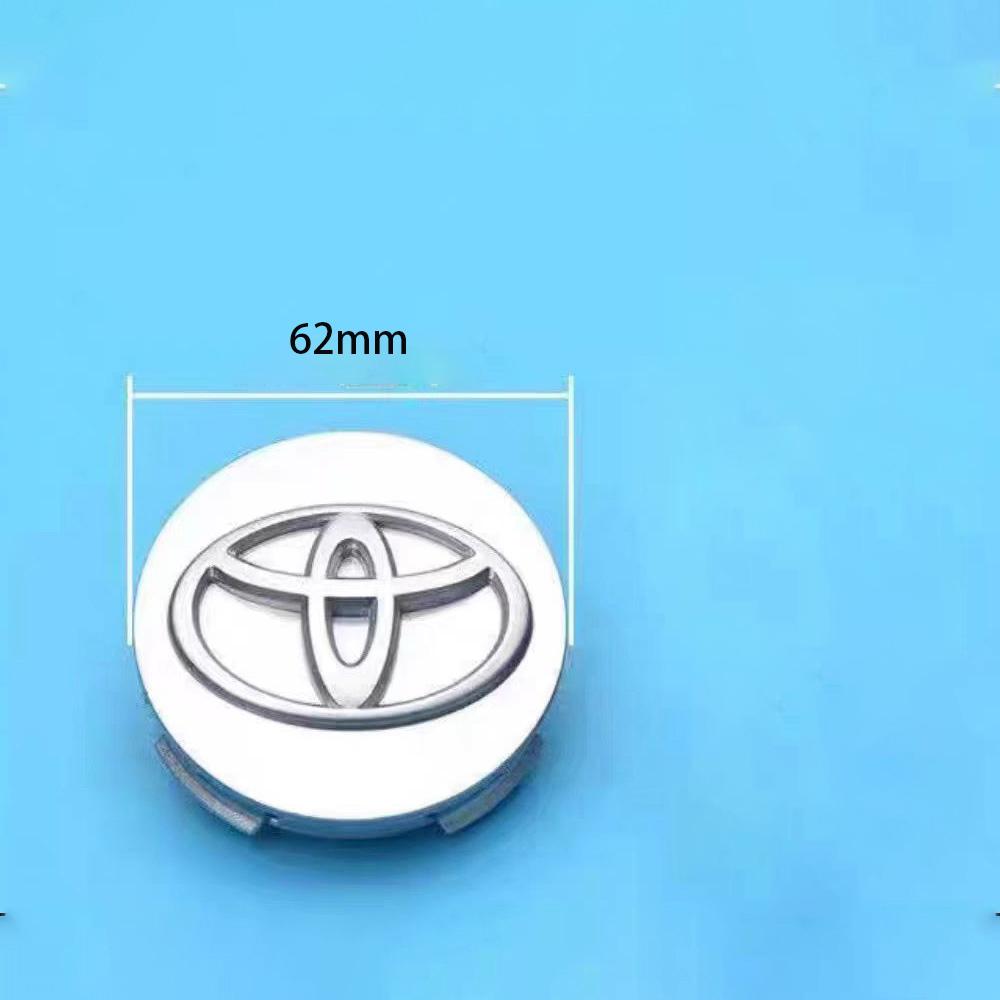 2026 New For Toyota 4Pieces 57mm 62mm Wheel Hub Center Caps for Toyota Corolla RAV4 Camry Yaris C-HR Prius Crown Highlander Car