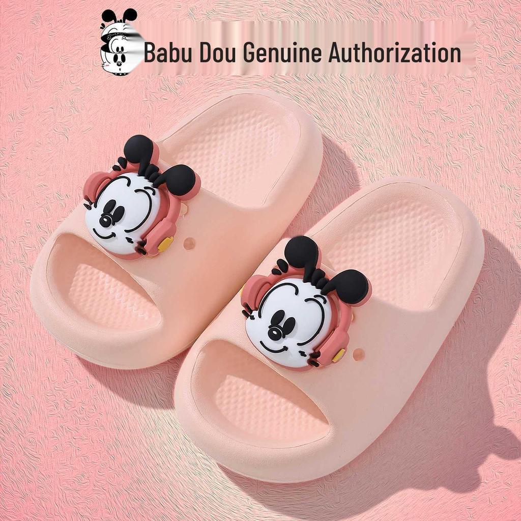 Babudou Kids' Anti-slip EVA Summer Slippers – Odor-resistant Unisex Sandals for Home and Bath.