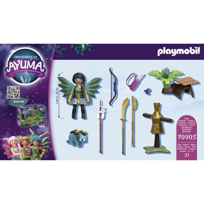 PLAYMOBIL - 70905 - AYUMA - Starter Pack - Knight Fairy Avec Raton Laveur