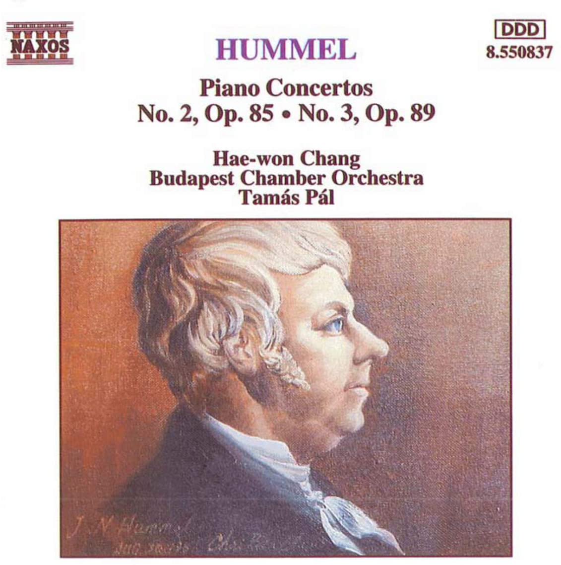 

CD J.N. HUMMEL - Hummel: Pf Ctos Nos 2 & 3 8550837 Naxos 1995 Germany Classical Used