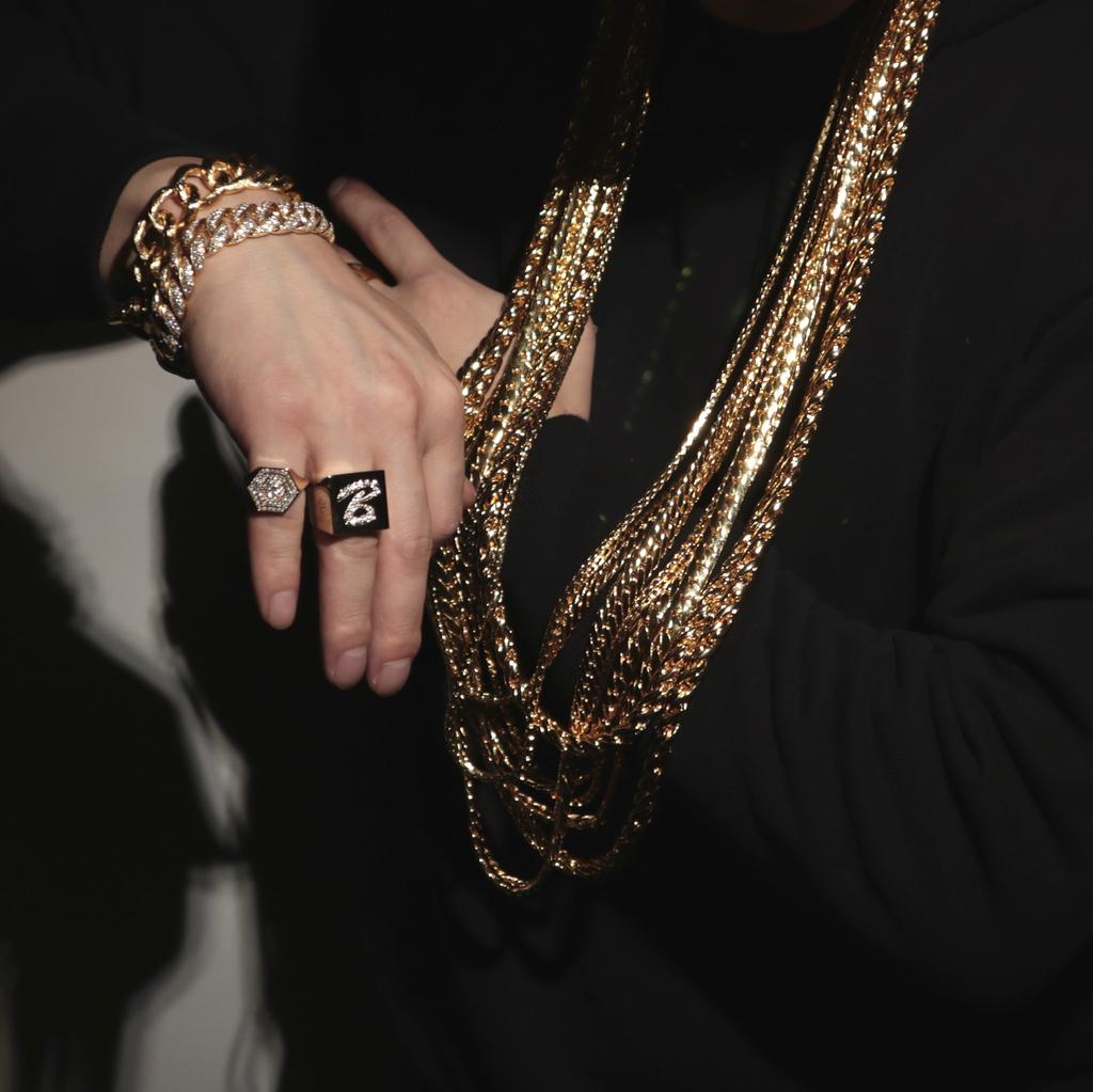 Forchaser B Signature Ring - White