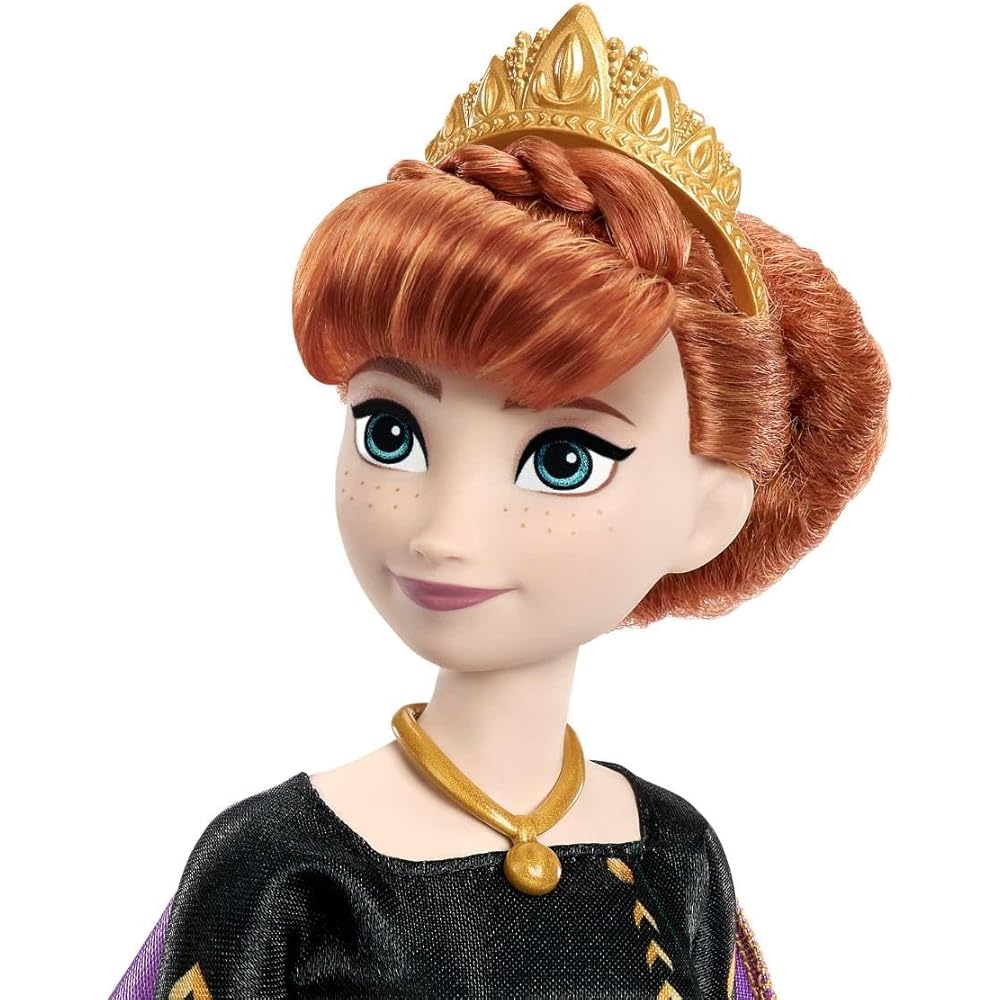 Mattel Disney Frozen Anna and Elsa Doll Set 2 Pieces Dress-Up Dolls for Ages 3 and Up
