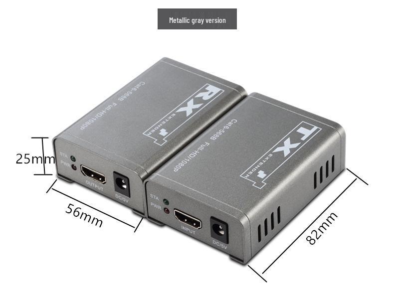 60m HDMI to RJ45 Extender for HD 1080p Video Signal Transmission with EDID