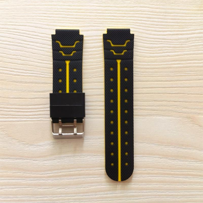 Kids' Silicone Smartwatch Strap, Universal Y-Shaped, Two-Color, 16mm Interface