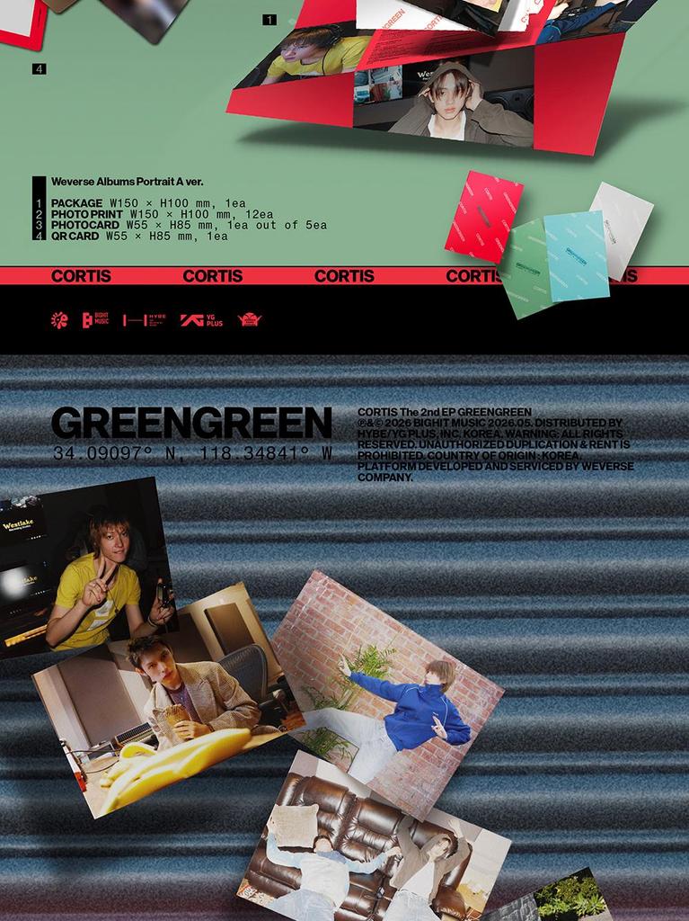 CORTIS The 2nd EP Album - GREENGREEN (Weverse Albums Ver.)