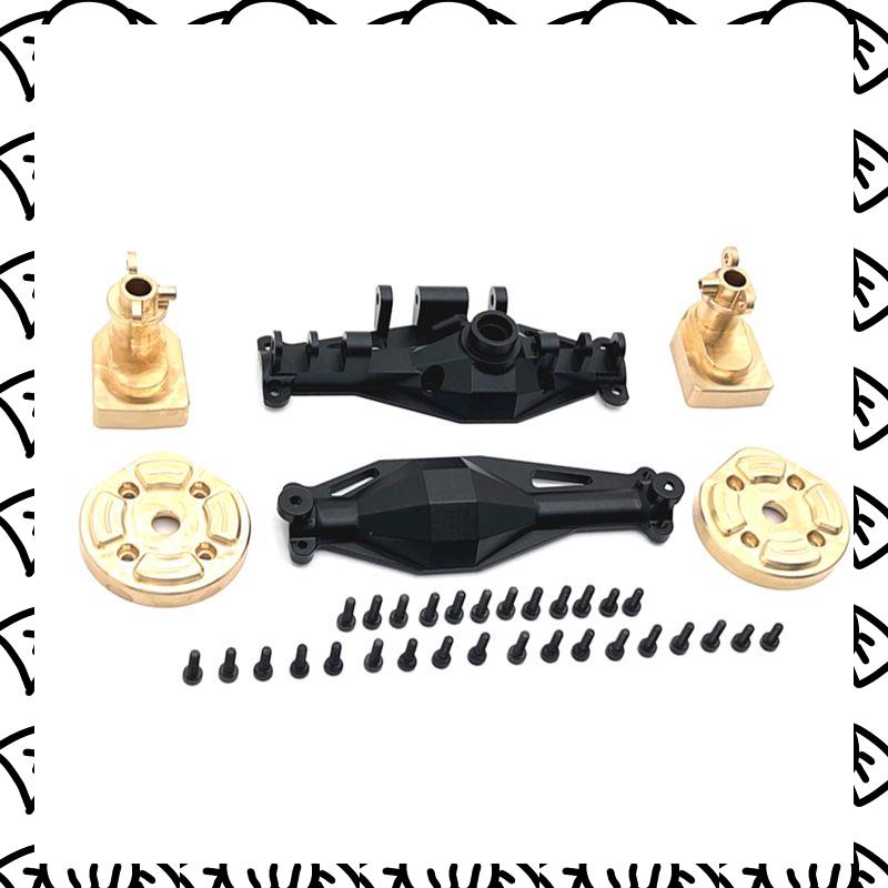 A71Z Carro RC Carcaça do Eixo Traseiro Latão Tampa da Porta do Copo Traseiro Kit de Eixo Para MJX 1/12 H12Y H12Y+ Acessórios de Upgrade para Carro RC