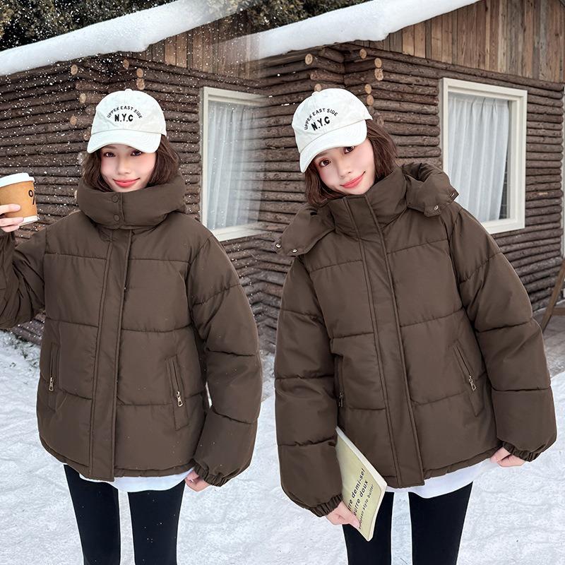 Simple bread clothes down cotton-padded clothes women's new winter coats thickened student coats