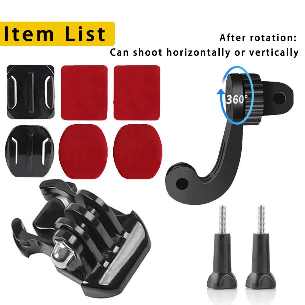 360° Rotation Bracket for GoPro Hero 13 12 11 10 9 Rotation Adapter for Insta360 X4 DJI Osmo Action 5 Pro 4 Go Pro Accessories