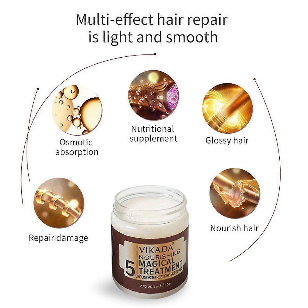 1-3x Magical Hair Mask 5 Seconds Deep Repair Damage Hair Make Smooth Soft For All Hair Types