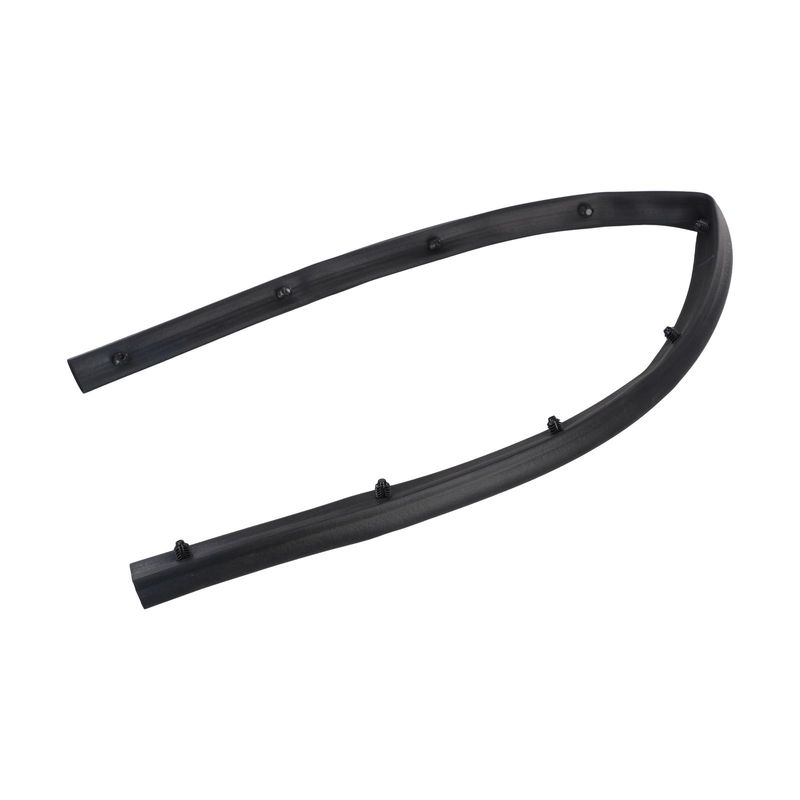 Einfach zu bedienen 86435-2W000 Dichtung Motorhaubendichtung Ersatz Korrosionsschutz Schwarze Farbe Nicht verformbar Für 2013- Modelle