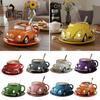 Tazza da caffè a forma di scarabeo Tazza da tè in resina fatta a mano a forma di scarabeo Decorazione per ufficio e casa Tazza da caffè Regalo per gli amanti delle auto e degli scarabei
