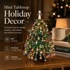 Handmade Bead Weaving Beaded Christmas Tree Kit Crystal Bead Material Tabletop Display Size Mini Christmas Tree Ornament 1Pc