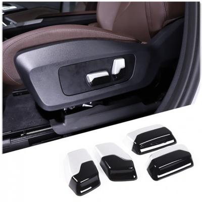 Glossy Black ABS Seat Adjustment Button Cover Trim For BMW 5 Series -2024