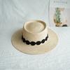 Korea Foreign Trade Japan French Lace Treasure Grass Top Hat Women'S Summer French Shade Resort Beach Panama Straw Hat
