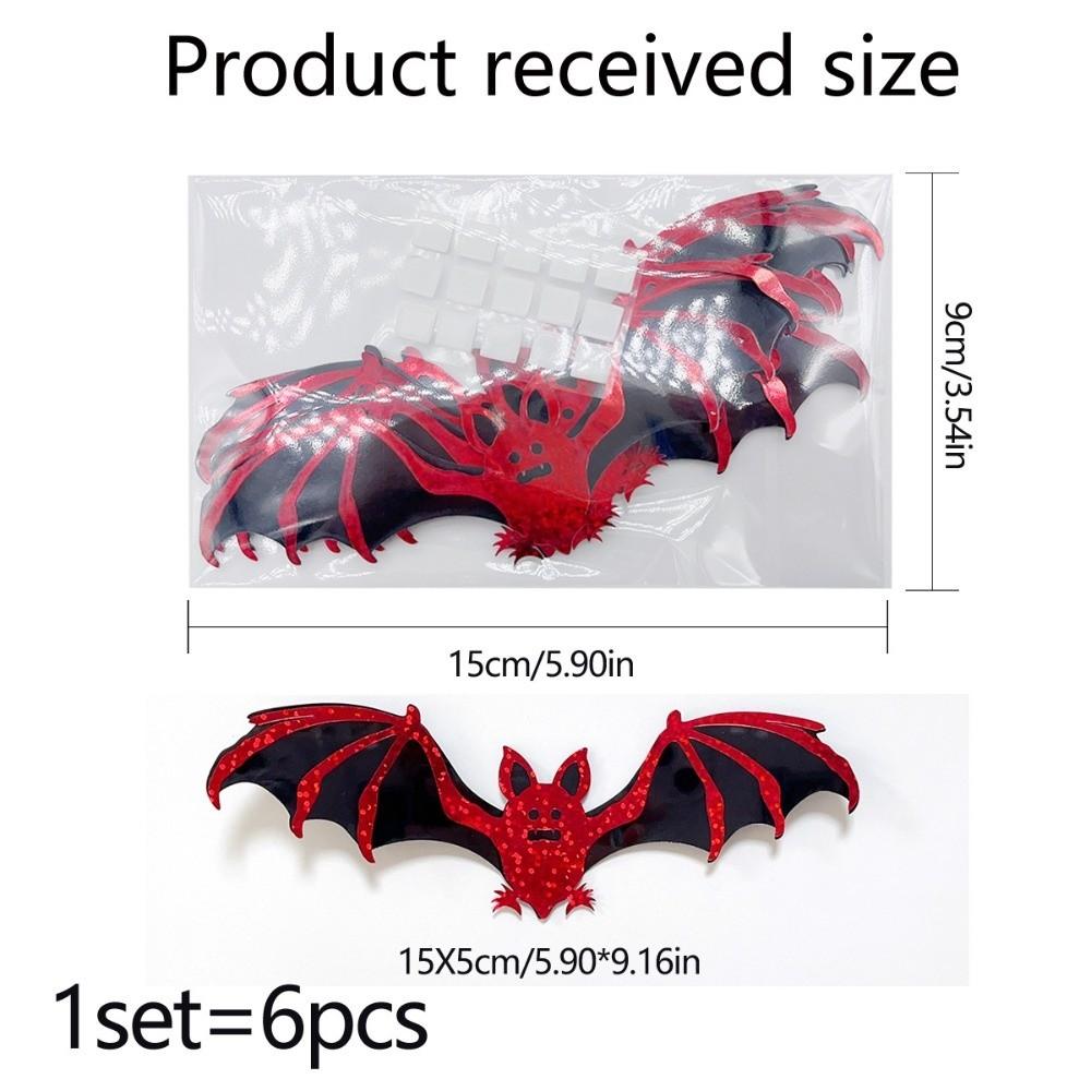 

Double Layer Hollow Out Bat Wall Stickers PVC 3D Wallpaper Decal Home Decoration Style 3