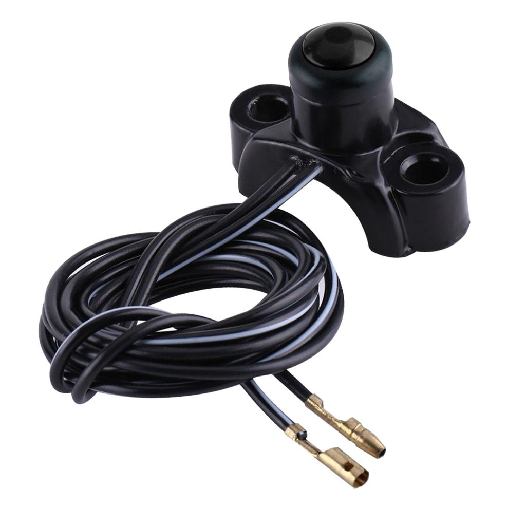 

Motorcycle ATV 22mm Handlebars Engine Kill Stop Start Button Switch - Black high quality and waterproof Aluminum Alloy чёрный
