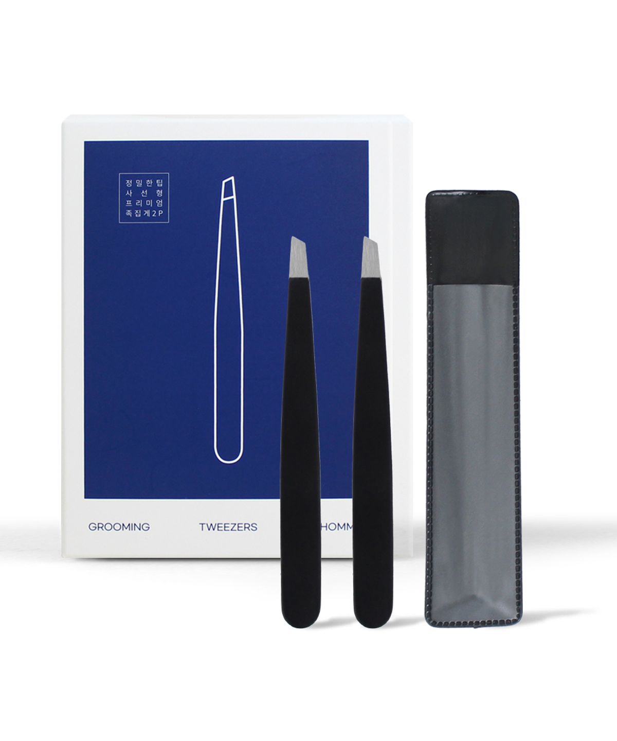 Gentoolman Precision Tip Diagonal Premium Tweezers 2P