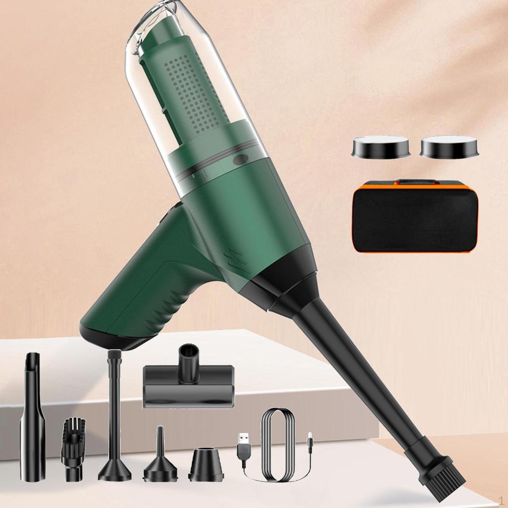Compact Handheld Vacuum - High-Powered Suction for Home and Car Cleaning