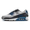 Nike Air Max 90 Nero Blu Teal Uomo Sneakers Grigio Grigio Fumo Chiaro Blu Industriale FB9658-002