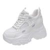 High Platform Women Sneakers Spring Stylish Thick Sole Casual Shoes 9CM Breathable Mesh Walking Shoes Woman Zapatos Mujer