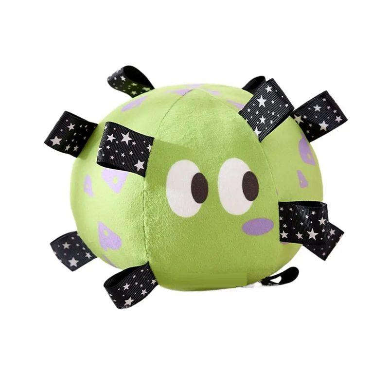 Practical-Dog Vocal Ball Plush Funny Interactive Pet With Bells Cleaning Tooth Chew For Small Large Dogs Cats Puppy
