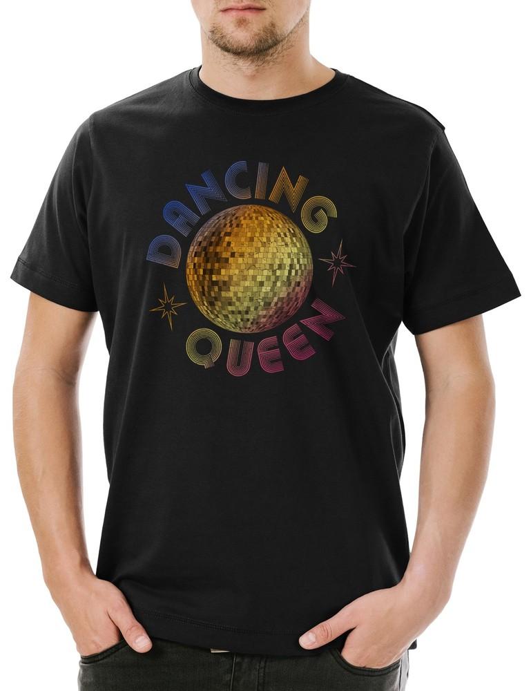 Dancing Queen Mens T-Shirt Disco Ball Ball Disco Ball Club Mirror Dance Party