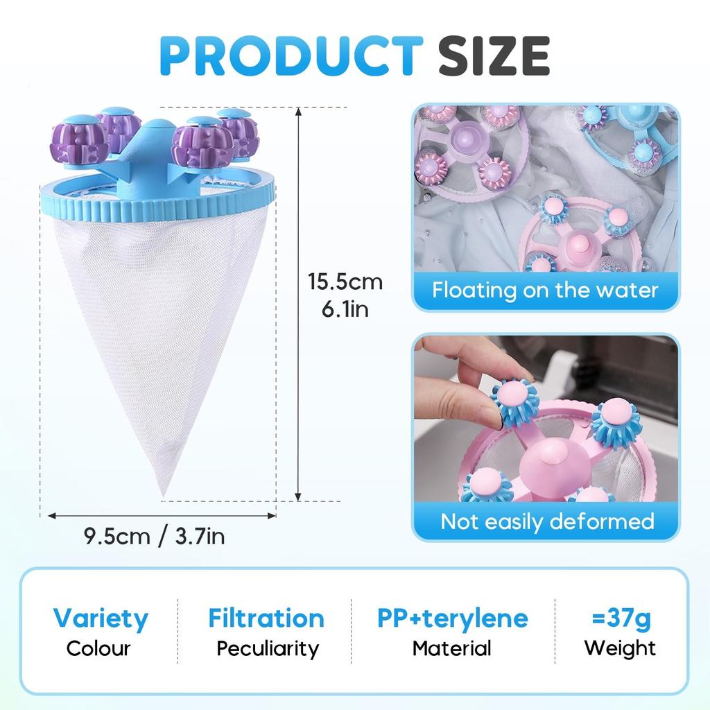 Pet Hair Remover Washing Machine Anti Lint Balls Washing Machine, Filter Bag Washing Machine Hair Remover Hair Filter Ba
