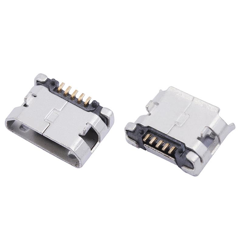 

20 шт. Micro Usb типа B, 5-контактная розетка, степень пайки 180 SMD