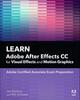 كتاب Learn Adobe After Effects CC for Visual Effects and Motion Graphics