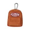 Micro Backpack Keyring Deep Orange