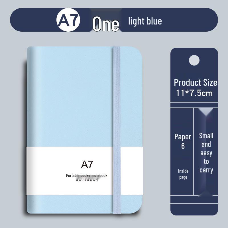 Frischer Stil A6 A7 Tasche Effizienzplaner – Leichtes Kunstledernotizbuch