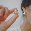 Retro Minimalist Water Drop Stud Earrings, Ear Buckles, Temperament Women's Ins High-end Design, Versatile Earrings.
