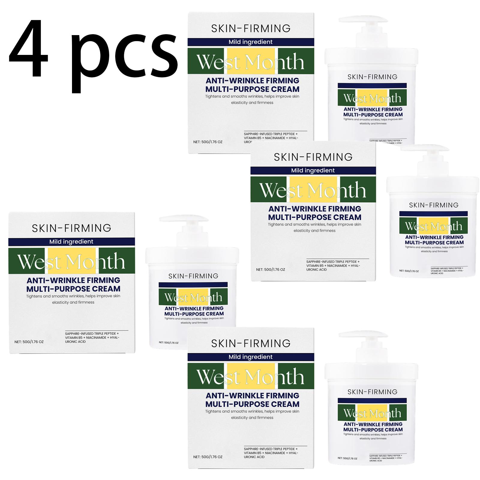 

Увлажняющий и подтягивающий крем West&Month - Увлажняет, против морщин, подтягивает, улучшает дряблость, выравнивает тон кожи, уход за кожей, восстанавливает кожу, 50 г