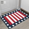 Stars And Stripes Bedroom Rug For Children Geometric Print Kitchen Runner Mats For Floor Bathroom Mat Absorbent