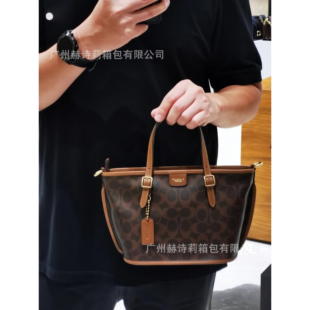 Koujia High Quality Taxi21 Mini Tote Bag Retro Old Flower Portable Vegetable Basket Versatile Fashion Messenger Women's Bag