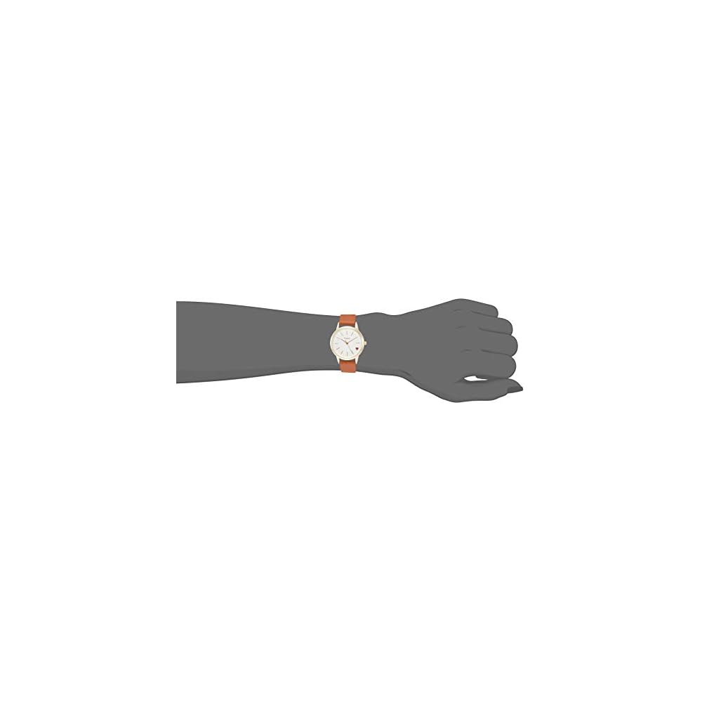 Fieldwork Corazon Analog Watch Brown Leather Strap Women's 36mm
