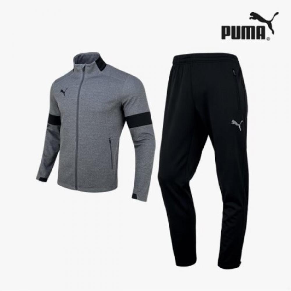 

Puma Brushed Training Suit Set Kk Knit Fitness Suit size:90