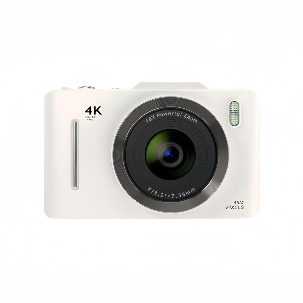 Retro 4K HD Portable CCD Camera for Students & Travel