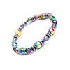 Black Titanium-Germanium Beaded Bracelet for Men & Women - Stylish European & American Design