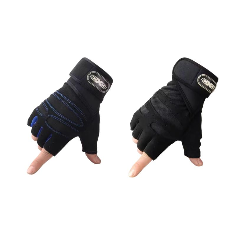 Outdoor-Sporthandschuhe für Männer und Frauen, Handgelenkschutz, Fitness, Fitnessstudio, Radfahren, Wandern, Boxen, Training, Workout, langes Handgelenk, fingerlos