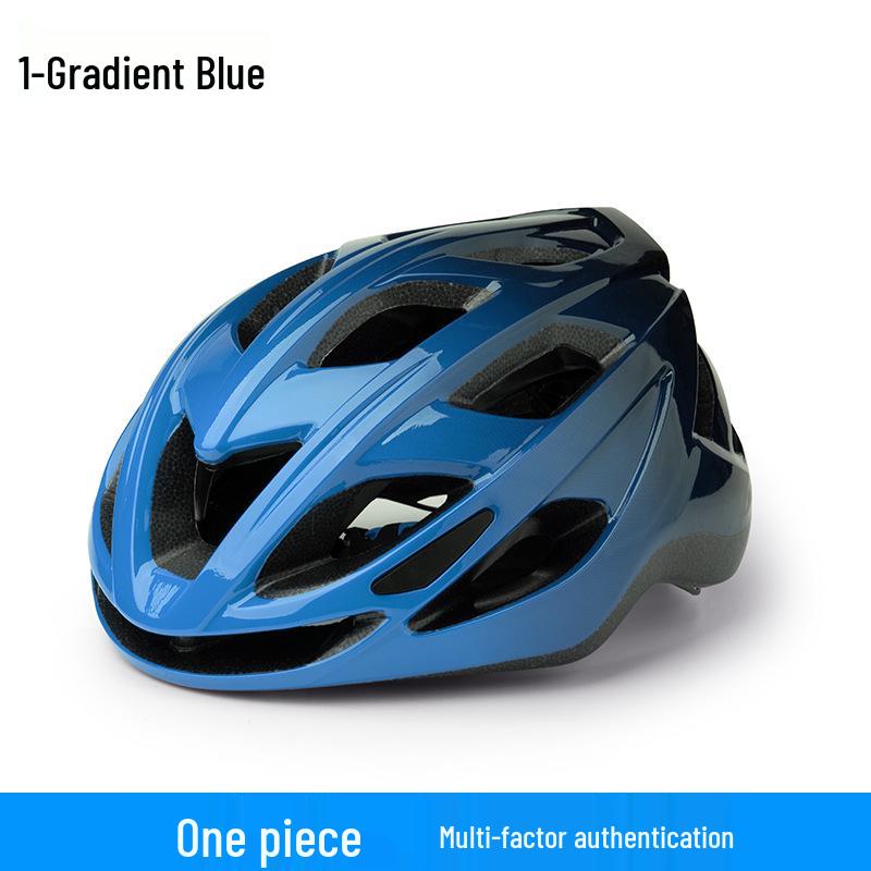 One-Piece Adjustable Adult Bicycle Helmet for Men & Women - Road Bike Anti-Collision Safety