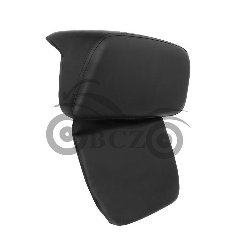 Harley Motorcycle Glide with Large Integrated Backrest and Dual Headlights Tail Box