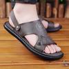 Beach shoes men's 2025 summer slippers men's versatile breathable non-slip men's sandals trendy beach shoes