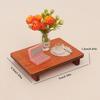 6Pcs Simulation Miniature Computer Low Table Coffee Vase Ornament Dollhouse Accessories Leisure Scene Props